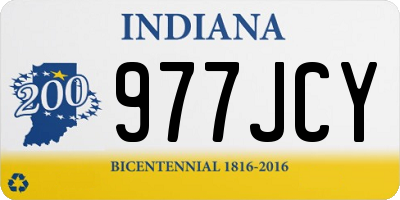 IN license plate 977JCY