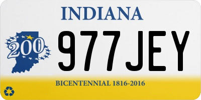 IN license plate 977JEY
