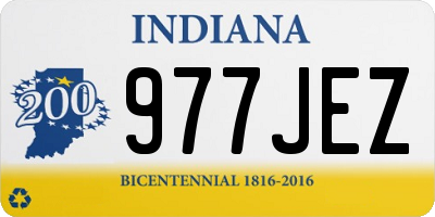 IN license plate 977JEZ