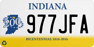 IN license plate 977JFA