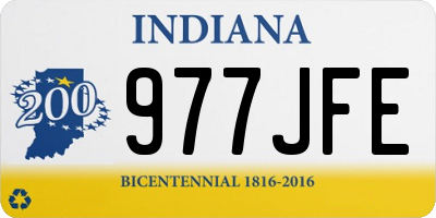 IN license plate 977JFE