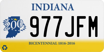 IN license plate 977JFM