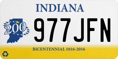 IN license plate 977JFN