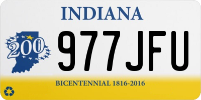 IN license plate 977JFU