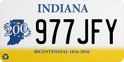 IN license plate 977JFY