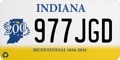 IN license plate 977JGD