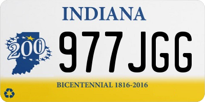 IN license plate 977JGG