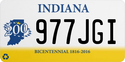 IN license plate 977JGI