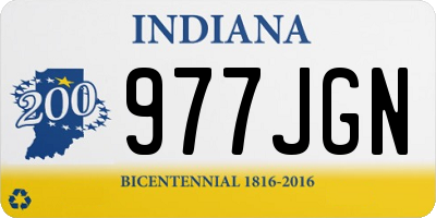 IN license plate 977JGN
