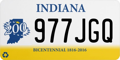 IN license plate 977JGQ