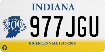 IN license plate 977JGU
