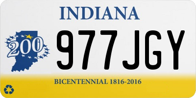 IN license plate 977JGY