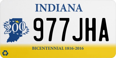 IN license plate 977JHA