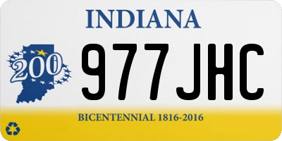 IN license plate 977JHC