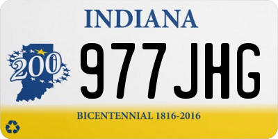 IN license plate 977JHG