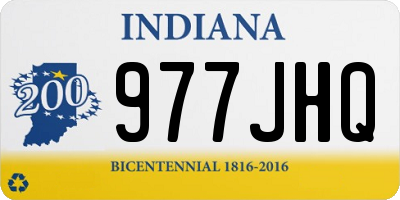 IN license plate 977JHQ