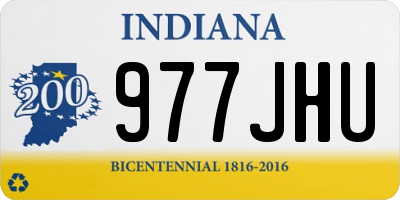 IN license plate 977JHU