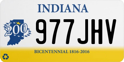 IN license plate 977JHV