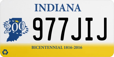 IN license plate 977JIJ