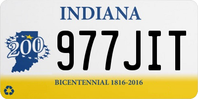 IN license plate 977JIT