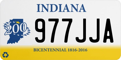 IN license plate 977JJA