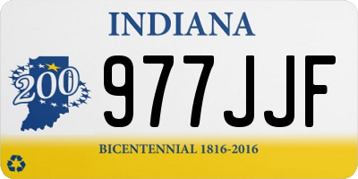 IN license plate 977JJF