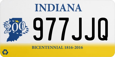 IN license plate 977JJQ