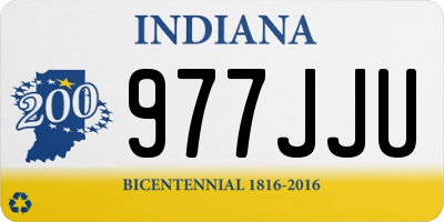 IN license plate 977JJU