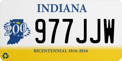 IN license plate 977JJW