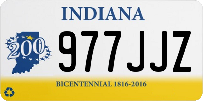 IN license plate 977JJZ