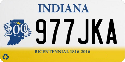 IN license plate 977JKA