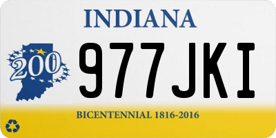 IN license plate 977JKI