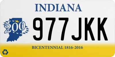 IN license plate 977JKK