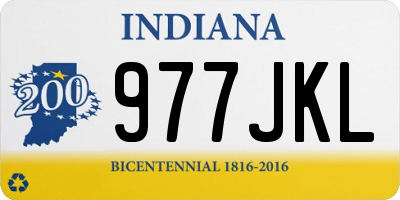 IN license plate 977JKL