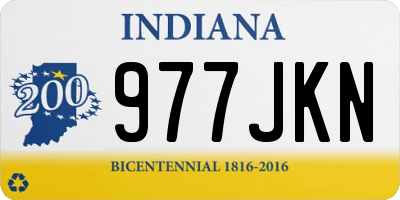 IN license plate 977JKN