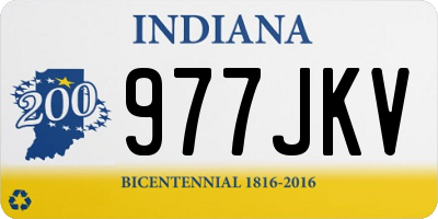 IN license plate 977JKV