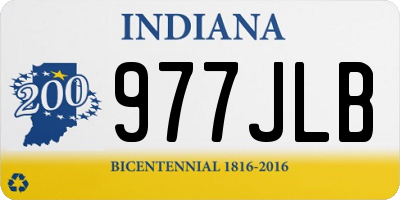 IN license plate 977JLB