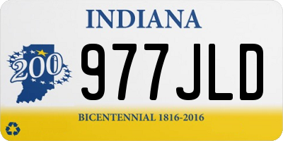 IN license plate 977JLD