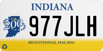 IN license plate 977JLH
