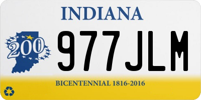 IN license plate 977JLM