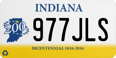 IN license plate 977JLS