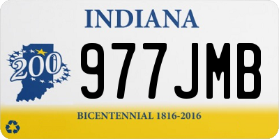 IN license plate 977JMB