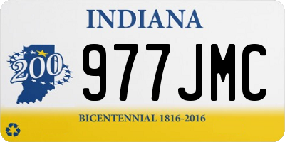 IN license plate 977JMC