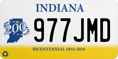 IN license plate 977JMD