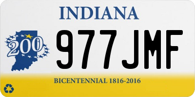 IN license plate 977JMF