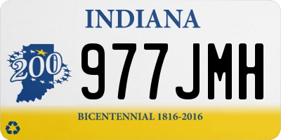IN license plate 977JMH