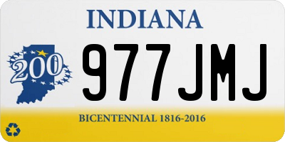 IN license plate 977JMJ