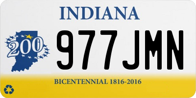 IN license plate 977JMN