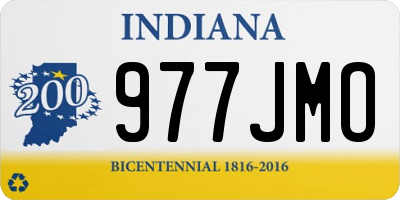 IN license plate 977JMO