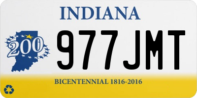 IN license plate 977JMT